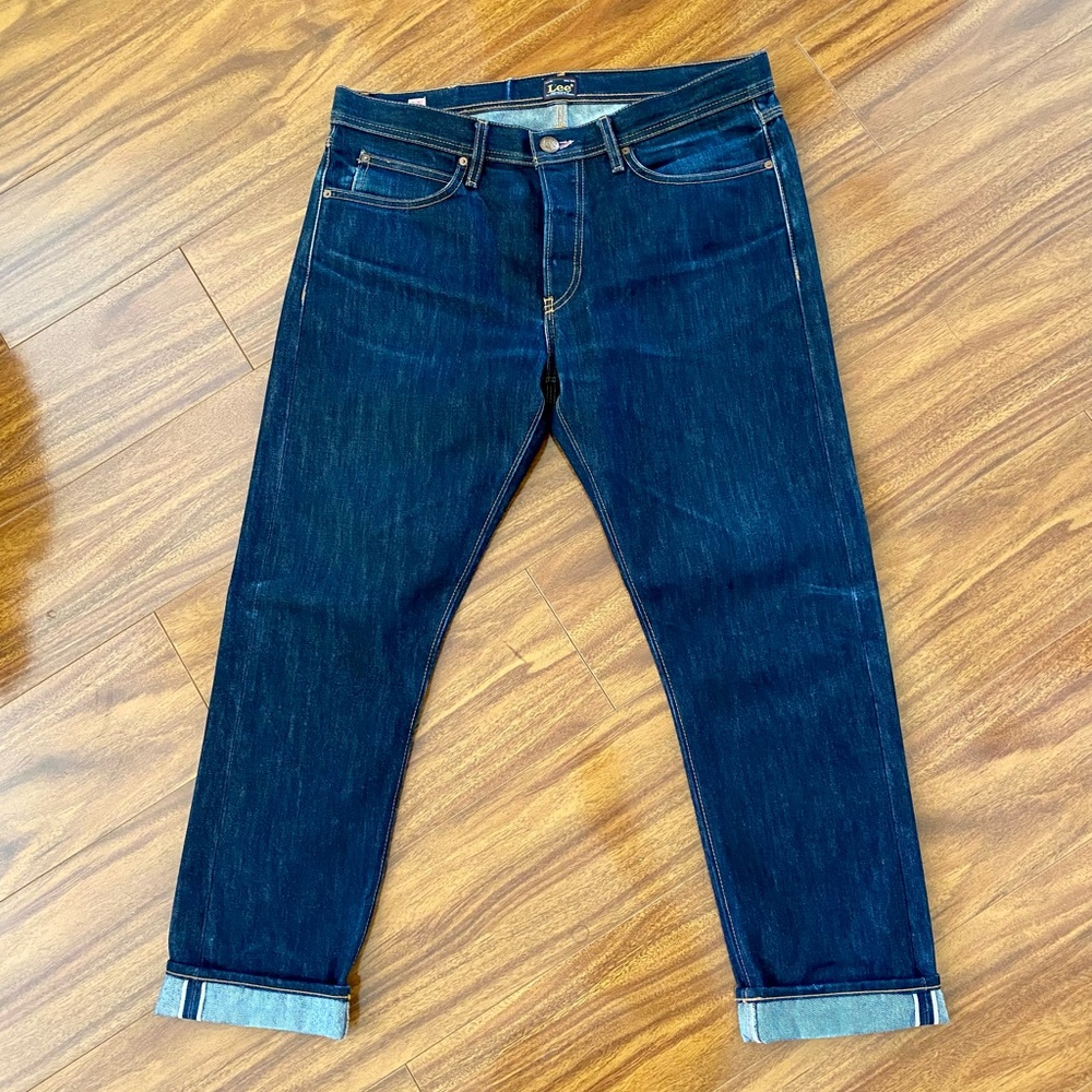 Lee 101 Rider selvedge jeans size 36